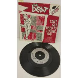 THE BEAT can't get used to losing you (1983 remix version), 7 inch single, FEET 17