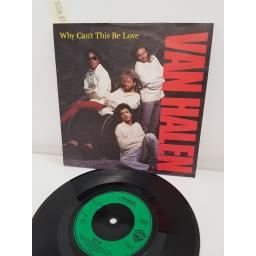 VAN HALEN, why can't this be love, side B get up, W 8740, 7'' single