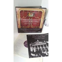 JEAN BONHOMME, MARIE COLLIER, JOHN DOBSON, TITO GOBBI royal opera house covent garden anniversary album, booklet, 2 x lp, SET 393