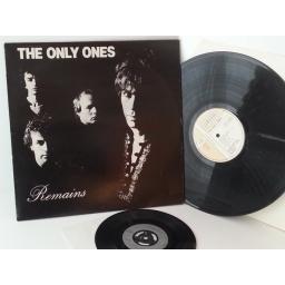 THE ONLY ONES remains, CL 0012, includes free 7" promo copy