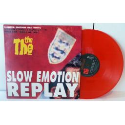 THE THE slow emotion replay, 12" vinyl, limted edition red vinyl