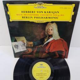 Johann Sebastian Bach - Herbert Von Karajan, Berliner Philharmoniker ‎– Brandenburgische Konzerte Nr. 4, 5 & 6, 139 006, 12" LP