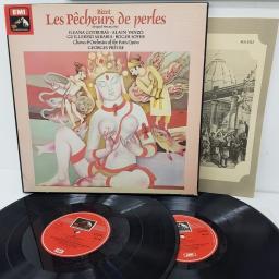 Bizet, Georges Prêtre, Chœurs Et Orchestre Du Théâtre National De l'Opéra De Paris ‎– Les Pecheurs de Perles, SLS 5113, 2x12 inch LP, stereo/quadrophonic, box set