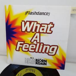 BJORN AGAIN, flashdance...what a feeling, B side is it right?, MAGS 50, 7" single