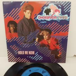 THOMPSON TWINS, hold me now, B side let loving start, TWINS 2, 7" single