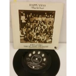 JOHN & YOKO & THE PLASTIC ONO BAND happy xmas (war is over), 7 inch single, R 5970