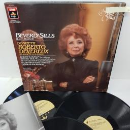 Donizetti : Beverly Sills ‎– Roberto Devereux (Elizabeth And Essex), AVC-34033, 2x12" LP, box set