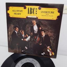 ABC, all of my heart, B side overture, NT 104, 7" single