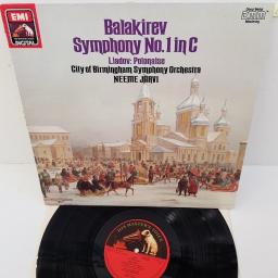 Balakirev / Liadov, City Of Birmingham Symphony Orchestra, Neeme Järvi ‎– Symphony No. 1 In C / Polonaise, EL 27 0050 1, 12" LP