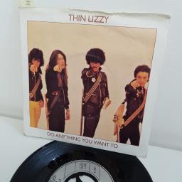 THIN LIZZY, do anything you want to, B side just the two of us, LIZZY 4, 7" single