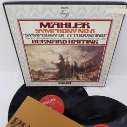 Mahler - Concertgebouw Orchestra, Amsterdam Conducted By Bernard Haitink ‎– Symphony No. 8 "Symphony Of A Thousand", 6700 049, 2x12" LP, box set
