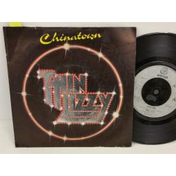 THIN LIZZY chinatown, PICTURE SLEEVE, 7 inch single, LIZZY 6