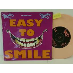 SENSELESS THINGS easy to smile, PICTURE SLEEVE, 7 inch single, pink vinyl, 6576957