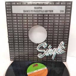 MANTUS, freestyle rhythm, LV 19, 12" SINGLE