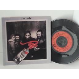 THE WHO you better you bet, 7 inch single, WHO 4