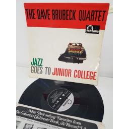 THE DAVE BRUBECK QUARTET, jazz goes to junior college, TFL 5002, 12" LP