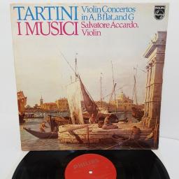 Giuseppe Tartini, Salvatore Accardo, I Musici ‎– Violinkonzerte A-dur, B-dur, G-dur, 6500 784, 12" LP