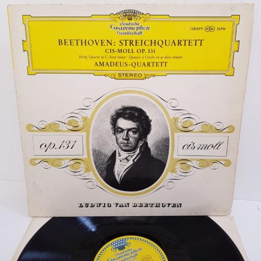 Beethoven, Amadeus-Quartett ‎– Streichquartett Cis-Moll Op. 131, 138 899, 12" LP