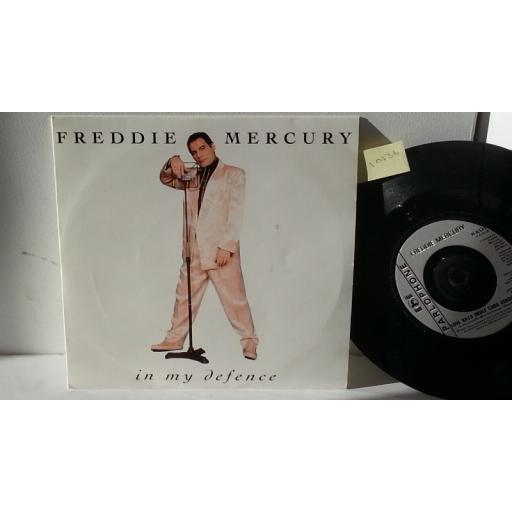 FREDDIE MERCURY in my defense, 7 inch single, R 6331