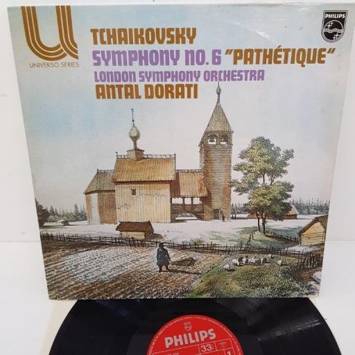 Tchaikovsky ; London Symphony Orchestra, Antal Dorati ‎– Symphony No. 6 "Pathetique", 6582 014, 12" LP