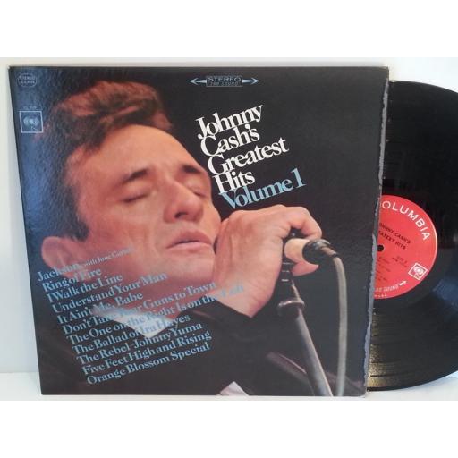 Johnny Cash GREATEST HITS VOLUME 1, CBS 63062. DIFFERENT PRESSING TO PICTURE