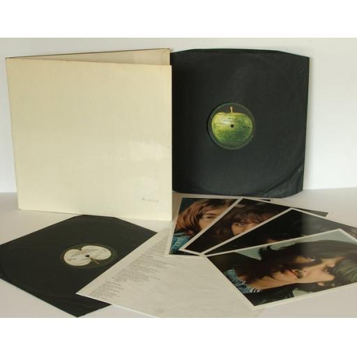 THE BEATLES, White Album Numbered ORIGINAL gatefold 1968 complete with black ...