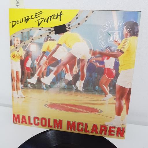 MALCOLM MCLAREN, double dutch, B side she's looking like a hobo, MALC 3, 7" single