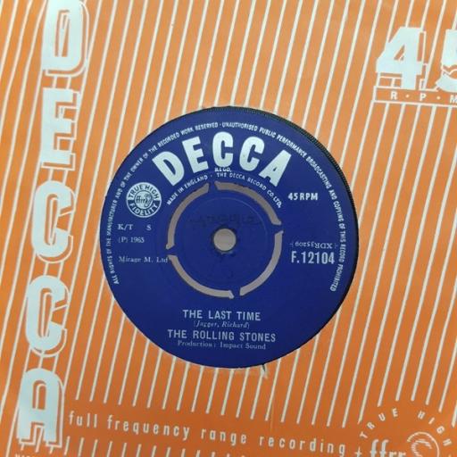 THE ROLLING STONES, it's all over now, B side good times, bad times, F. 11934