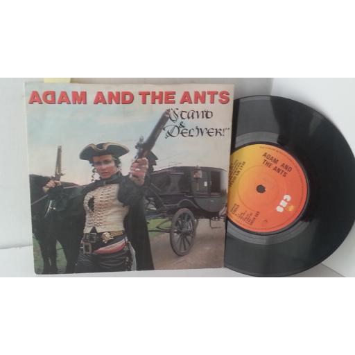 ADAM AND THE ANTS stand and deliver, 7 inch single, CBS A1065