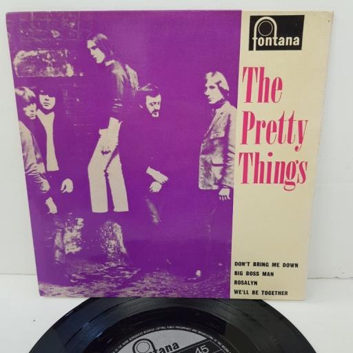 THE PRETTY THINGS, the pretty things, TE 17434, 7" EP, mono