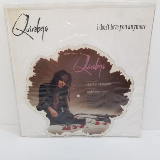 QUIREBOYS, I don't love you anymore, B side mayfair (original version), RPD 6248, 7" single, picture disc