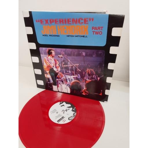 JIMI HENDRIX, "experience" part 2, GET 608, 12" LP. RED VINYL