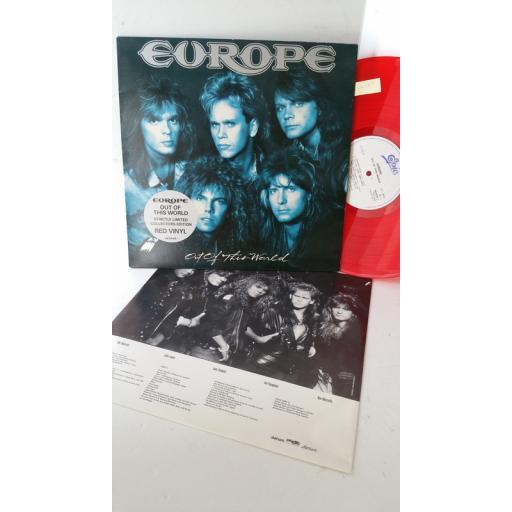 EUROPE out of this world, 462449 1, red vinyl, limited collectors edition