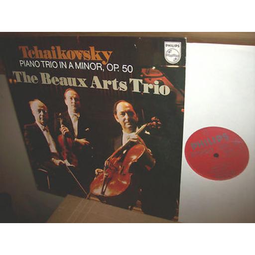 TCHAIKOVSKY, THE BEAUX ARTS TRIO, piano trio in A minor, op. 50, 6500 132, 12" LP
