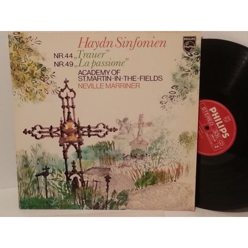 HAYDN, ACADEMY OF ST MARTIN IN THE FIELDS, NEVILLE MARRINER symphonies no. 44 "mourning" and no. 49 "la passione", 9500 199