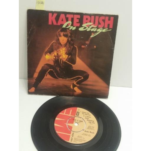 KATE BUSH on stage 4 TRACK 7" PICTURE SLEEVE Live EP. M1EP2991