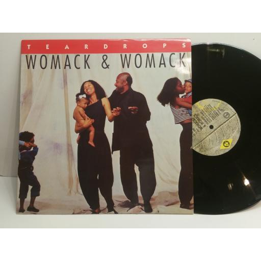 WOMACK & WOMACK tear drops 3 TRACK 12 INCH SINGLE 12BRW101
