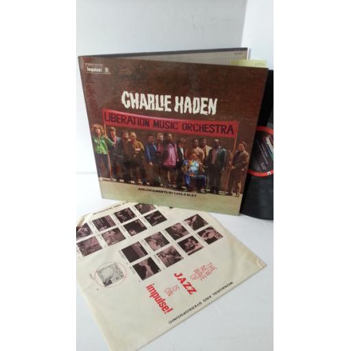CHARLIE HADEN liberation music orchestra, gatefold, AS 9183