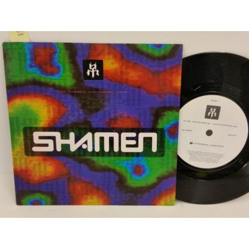 THE SHAMEN hyperreal, PICTURE SLEEVE, 7 inch single, 48TP7
