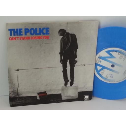 THE POLICE cant stand losing you, 7 inch single, blue vinyl, AMS 7381