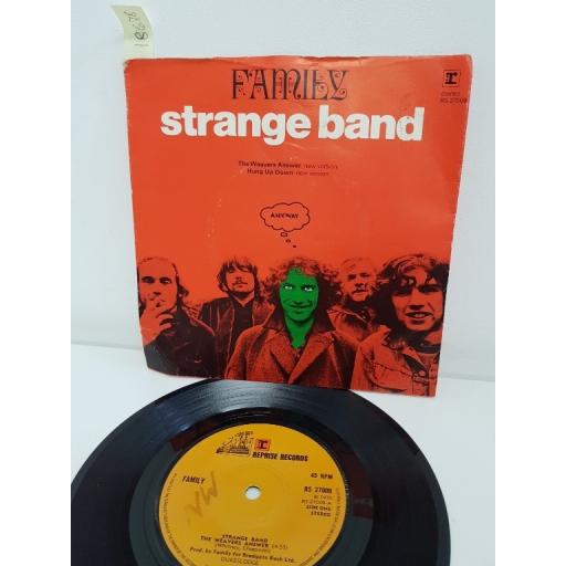 FAMILY, side A the weavers answer, side B strange band, hung up down, RS 27009, 7'' EP