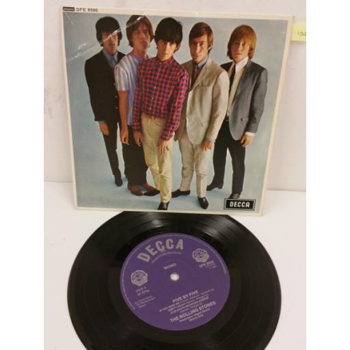 THE ROLLING STONES five by five, 7 inch single, DFE 8590