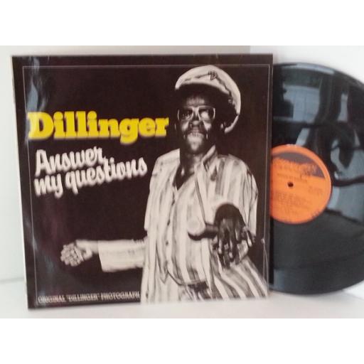 DILLINGER answer my question, SRL 610.002