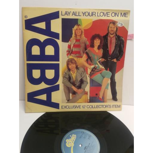 ABBA lay all your love on me EXCLUSIVE 12" COLLECTORS ITEM EPC10022