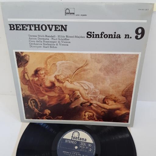 Beethoven - Karl Böhm, Orchestra Sinfonica Di Vienna, Coro Della Staatsoper Di Vienna ‎– Sinfonia N. 9 In Re Min., Op. 125, 894 001 ZKY, 12" LP