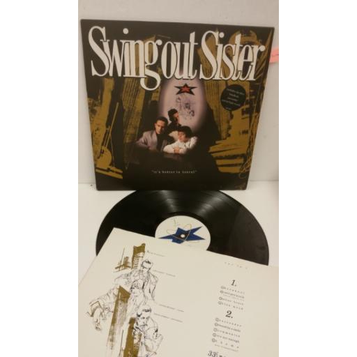 SWING OUT SISTER it's better to travel, OUT LP 1