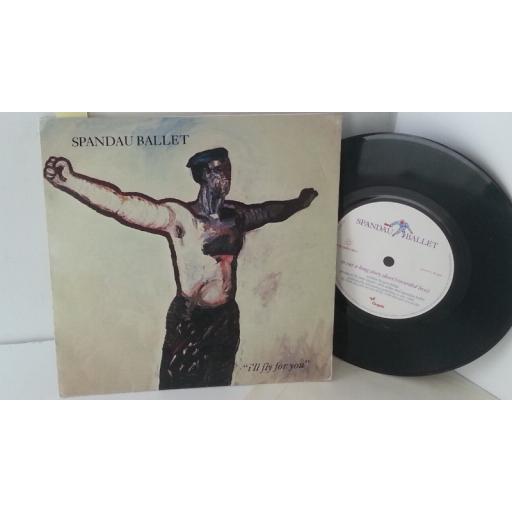 SPANDAU BALLET i'll fly for you, 7 inch single, poster sleeve, SPAN 4