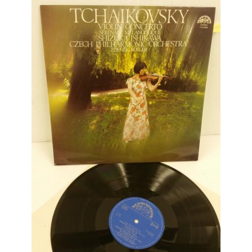 TCHAIKOVSKY, SHIZUKA ISHIKAWA, ZDENEK KOSLER, CZECH PHILHARMONIC ORCHESTRA violin concerto / serenade melancolique, 1110 2460