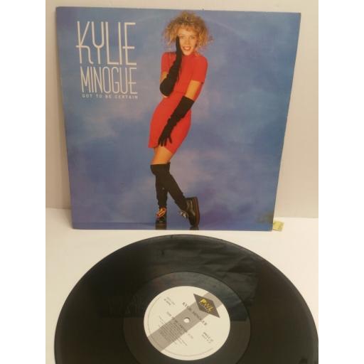 KYLIE MINOGUE got to be certain PWLT12 12" SINGLE