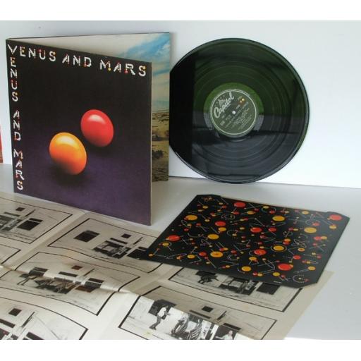 WINGS, venus and mars Paul McCartney and Wings. With poster.First UK pressing...